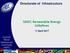 Directorate of Infrastructure. SADC Renewable Energy Initiatives. 11 April Southern African Development Community (SADC)