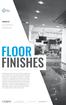 FLOOR FINISHES PRODUCTS