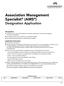 Association Management Specialist (AMS ) Designation Application