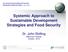 Systemic Approach to Sustainable Development Strategies and Food Security