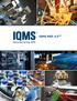 Power Tools for IQMS MES 4.0 TM. Manufacturing Operations Management