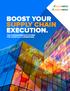 BOOST YOUR SUPPLY CHAIN EXECUTION. THE COMPREHENSIVE PLATFORM FOR LOGISTICS 4.0 OPERATIONS