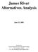 James River Alternatives Analysis June 23, 2005
