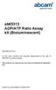 ab65313 ADP/ATP Ratio Assay kit (Bioluminescent)