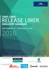 RELEASE LINER AWA LABEL INDUSTRY SEMINAR SEPTEMBER 12 CHICAGO, IL, USA CONVENIENTLY CO-LOCATED WITH LABELEXPO AMERICAS 2016 PLATINUM SPONSORS