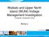 Waikato and Upper North Island (WUNI) Voltage Management Investigation