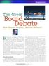 Board Debate. Here are some sound bites from conversations I ve. The Great. How Should Ministry Boards Govern? Management Focus. By James C.