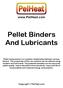 Pellet Binders And Lubricants