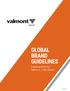GLOBAL BRAND GUIDELINES. Implementing the Valmont Utility Brand VU-DI-0517