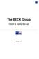 The BECK Group. Health & Safety Manual