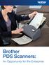 Brother PDS Scanners: An Opportunity for the Enterprise
