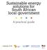 Sustainable energy solutions for South African local government. A practical guide