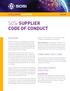 SOSi SUPPLIER CODE OF CONDUCT
