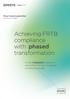 Achieving FRTB compliance with phased transformation