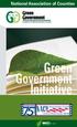 National Association of Counties Green Government Initiative