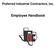 Preferred Industrial Contractors, Inc. Employee Handbook