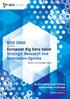 European Big Data Value Strategic Research and Innovation Agenda