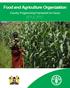 Food and Agriculture Organization. Country Programming Framework for Kenya