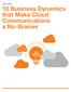 eguide: 10 Business Dynamics that Make Cloud Communications a No-Brainer