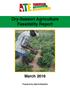 Dry-Season Agriculture Feasibility Report