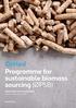 Programme for sustainable biomass sourcing (ØPSB)
