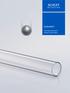DURATAN. Thermally prestressed tubing of special glass