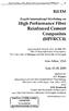 High Performance Fiber Reinforced Cement Composites (HPFRCC4)