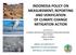 INDONESIA POLICY ON MEASUREMENT, REPORTING AND VERIFICATION OF CLIMATE CHANGE MITIGATION ACTION