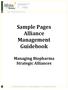 Sample Pages Alliance Management Guidebook