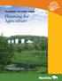Planning Resource Guide. Planning for Agriculture