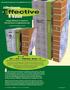 R-Value. Effective. Energy eﬃciency of masonry s thermal mass is recognized by code 9 2 R21 + R18 THERMAL MASS +13 R13 R18
