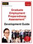 Graduate Employment Preparedness Assessment Development Guide