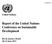 Report of the United Nations Conference on Sustainable Development
