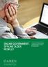 ONLINE GOVERNMENT- OFFLINE OLDER PEOPLE? A summary of E-Government and Older People in Ireland North and South
