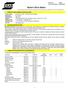 SAFETY DATA SHEET SDS NO I DATE REVISED: 09/09/ PRODUCT AND COMPANY IDENTIFICATION 2. HAZARDS IDENTIFICATION