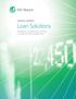 FINANCIAL MARKETS. Loan Solutions. IHS Markit s comprehensive solutions in syndicated and leveraged loans
