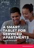 A SMART TABLET FOR SERVICED APARTMENTS SELL MORE THAN JUST SPACE