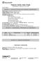 Material Safety Data Sheet Hydrochloric Acid 0.01 to 2.5N