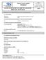 SAFETY DATA SHEET Revised edition no : 1 SDS/MSDS Date : 3 / 12 / 2012