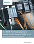 IO-Link for transparency down to the lowest field level. Simple wiring, fast fault diagnostics, efficient engineering. siemens.
