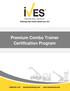 Premium Combo Trainer Certification Program