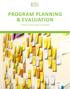 PROGRAM PLANNING & EVALUATION OUTREACH REFERENCE MANUAL