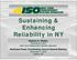 Sustaining & Enhancing Reliability in NY