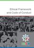 Ethical Framework and Code of Conduct
