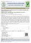 World Journal of Pharmacy and Biotechnology. World Journal of Pharmacy and Biotechnology