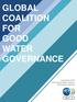 GLOBAL COALITION FOR GOOD WATER GOVERNANCE