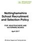 Nottinghamshire School Recruitment and Selection Policy