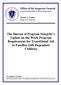 The Bureau of Program Integrity s Update on the Work Program Requirement for Transitional Aid to Families with Dependent Children