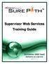 Supervisor Web Services Training Guide