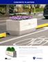 CONCRETE PLANTERS. Max Protection with Greening
